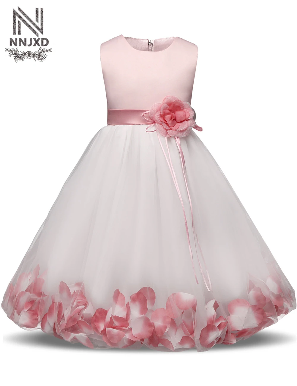 Fairy Petals Baby Girl Christening Wedding Gown Little ...