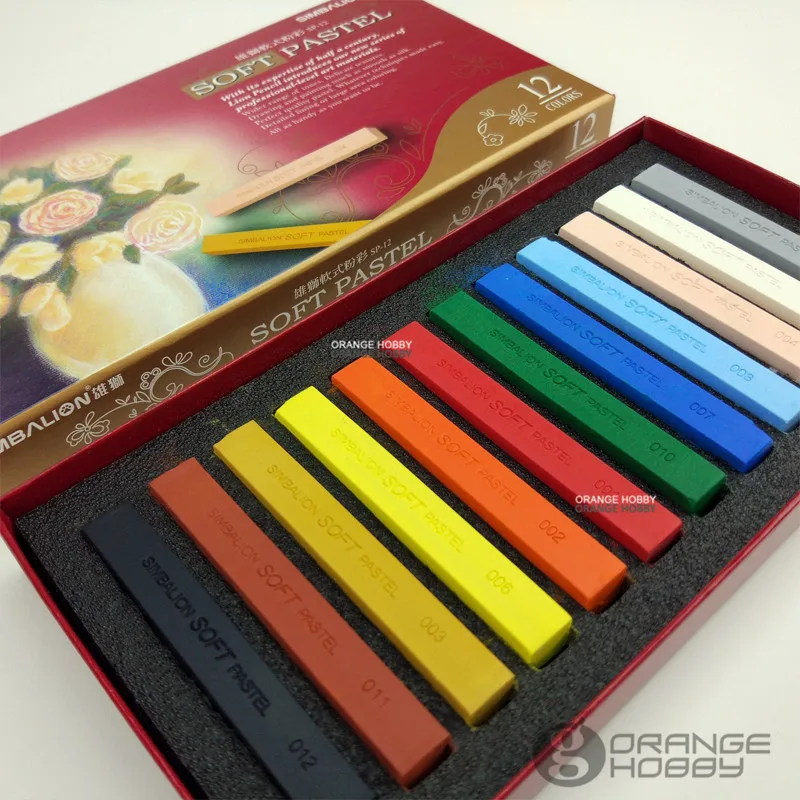 Simbalion SP12 мягкие пастельные 12 цветов для моделирования хобби краска ing модель краски инструменты