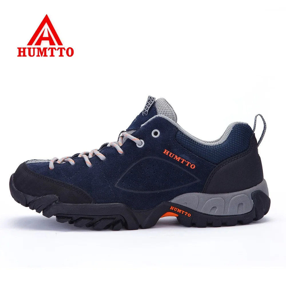 

HUMTTO Men's Outdoor Hiking Trekking Hunting Shoes Sneakers For Men Fur Leather Sports Climbing Mountain Shoes Outventure Man