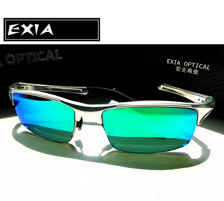 Green Mirror Polarized Lenses Men Sunglasses RX Power Strength EXIA