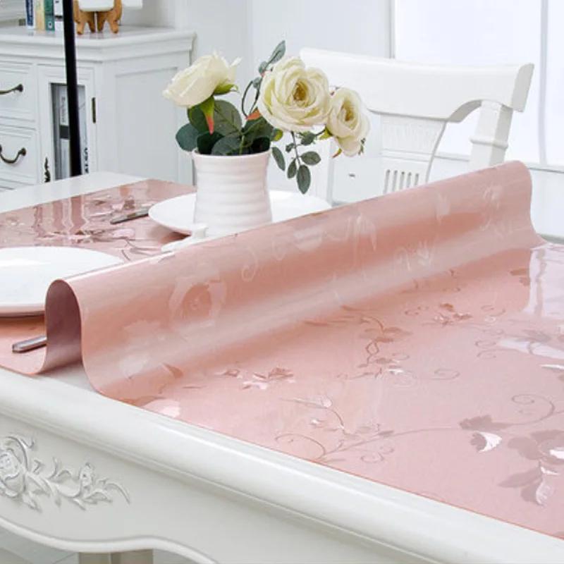 HAZ прямоугольная скатерть из ПВХ, водонепроницаемая скатерть из ПВХ, коврик для кофейного стола, защитная накладка на стол, покрытие для обеденного стола для кухни