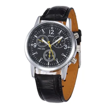 

Fashion Analog Quartz Men's Watches Black Leather Band Casual Dress Sport Men Wrist Watch Retro Man Clock Erkek Kol Saati Reloj