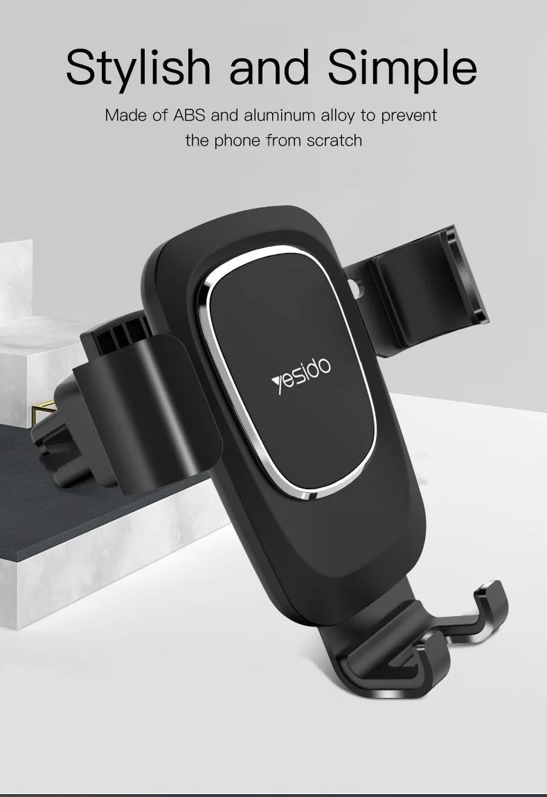 Gravity Car Mount Holder Phone Stand (3)