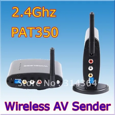 

Free Shipping Wireless av sender,AV Sender Wireless Transmitter Receiver 250m wireless receiver PAT-350 Wholesale