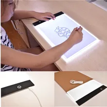 Discount! Dropshipping Ultrathin A4 LED Portable Drawing Board Animation Copy Tracing Pad USB Powered LED light box drawing Tablet Kid Toy