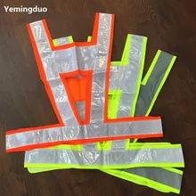 Светоотражающая Предупреждение V стиль жилет Светоотражающая одежда