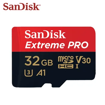 

SANDISK EXTREME PRO UHS-I MEMORY CARDS 32GB microSDHC U3 A1 TF Card up to 100MB/s Memory Card for samrtphone and table PC