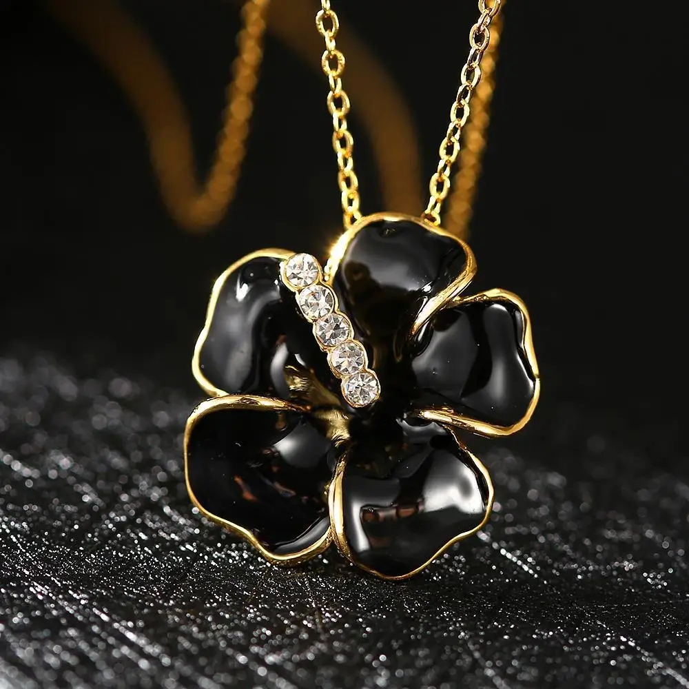 N650 WholesaleNickle Free Antiallergic18K Real Gold PlatedNecklace pendantsNew Fashion JewelryFor Women