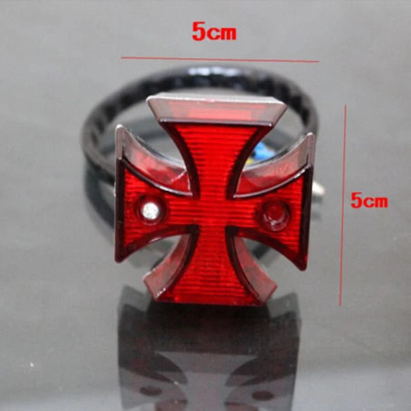 

Motorcycle Choppers Dirt Bike Maltese Cross LED Rear License Plate Tail Light