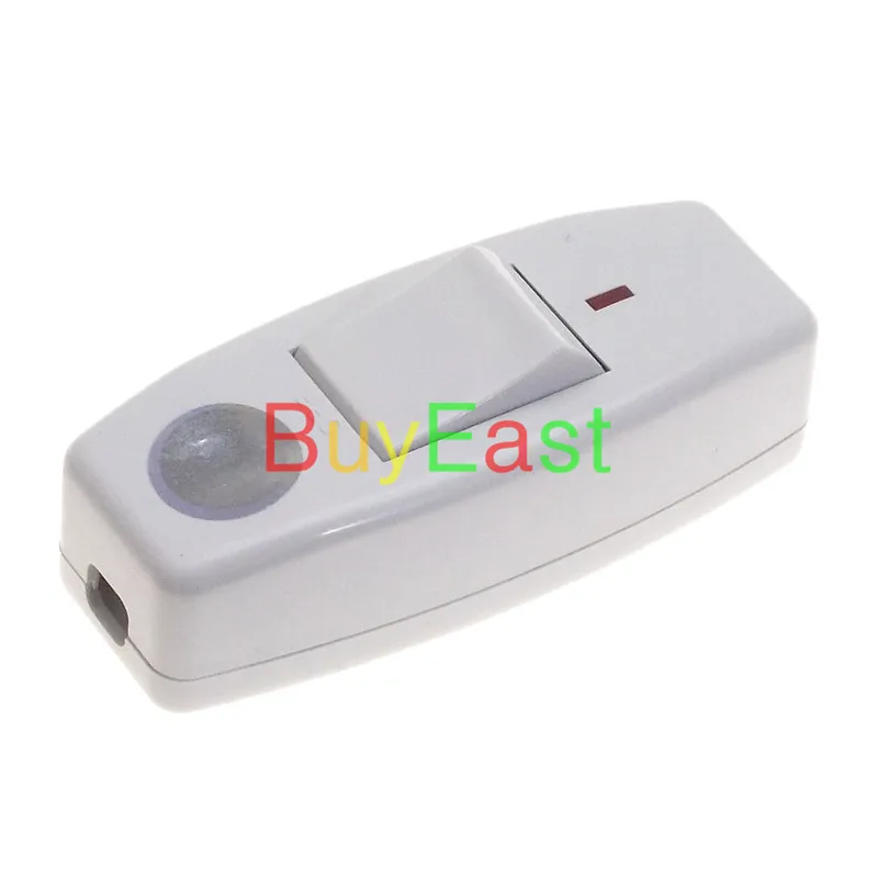 

Free shipping Inline ON/OFF Table Lamp Desk Light Cord Switch 110~250V 6A