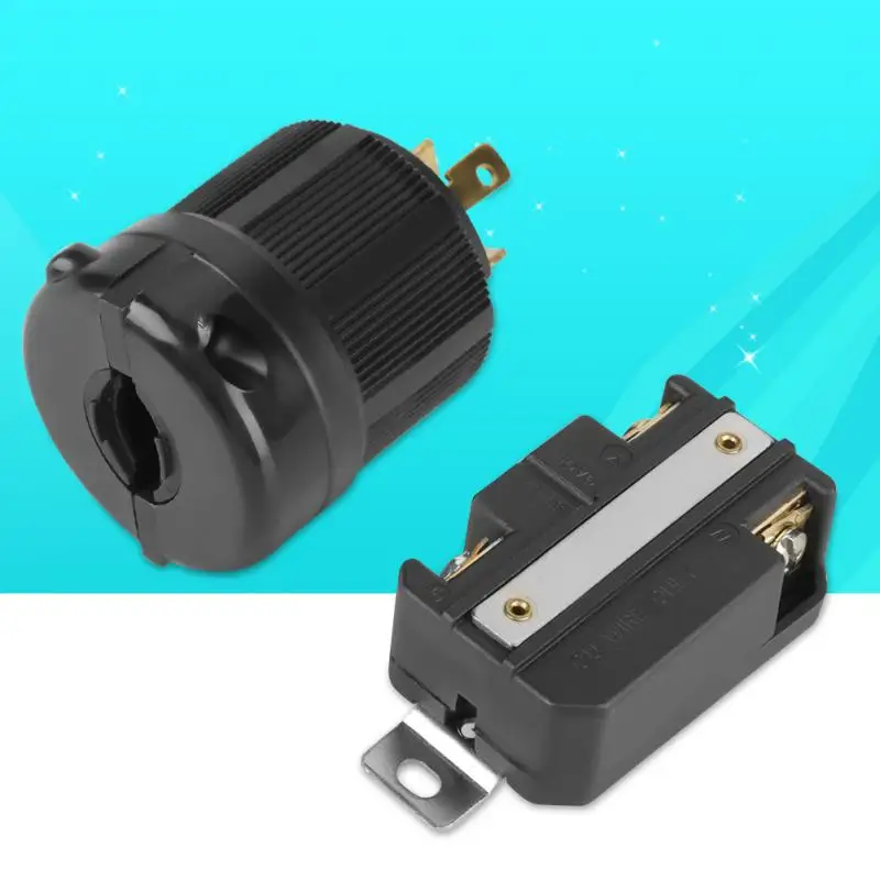 

NEMA Female Twist Lock PlugReceptacle L6-30P L6-30R 30A 250V Twist Lock Electrical 3 Pin Plug Receptacle Connector Male & Female