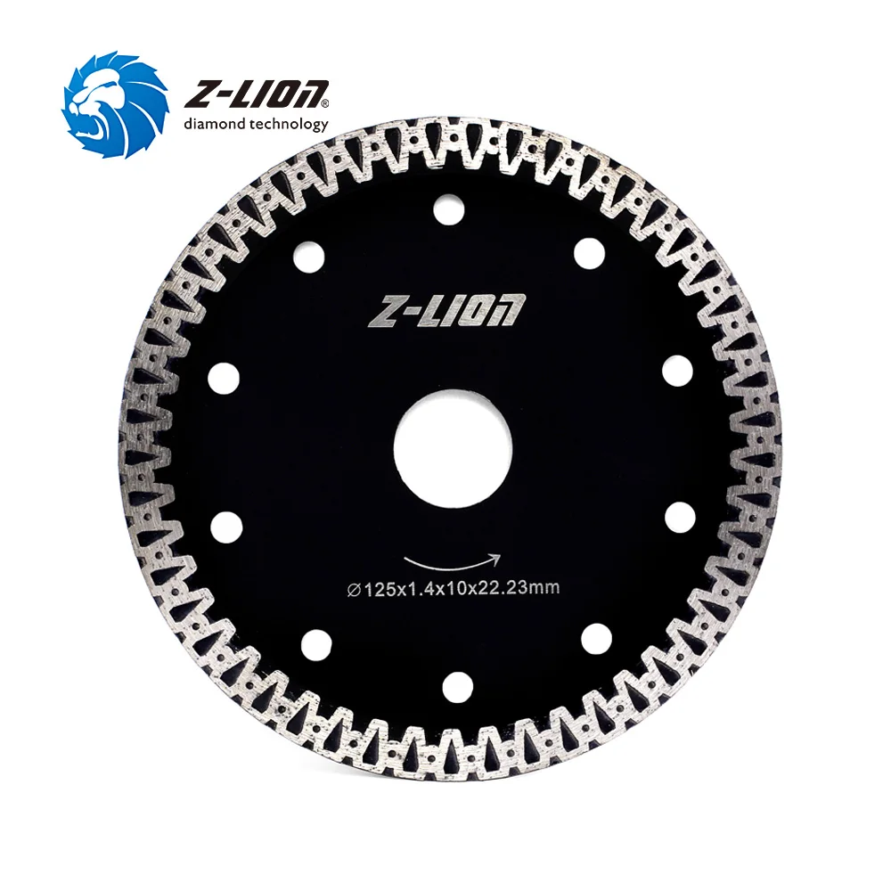 Z LION 5 pulgadas hoja de sierra de diamante de mármol granito cemento de yeso disco de corte fino Diente de diamante de corte de hoja|Hojas de sierra| - AliExpress
