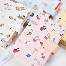 Хорошее 4 шт./лот ноутбук Kawaii Мини Симпатичный Кожаный Ежедневник еженедельник блокнот 2018 школа офиса канцелярские для студентов подарок