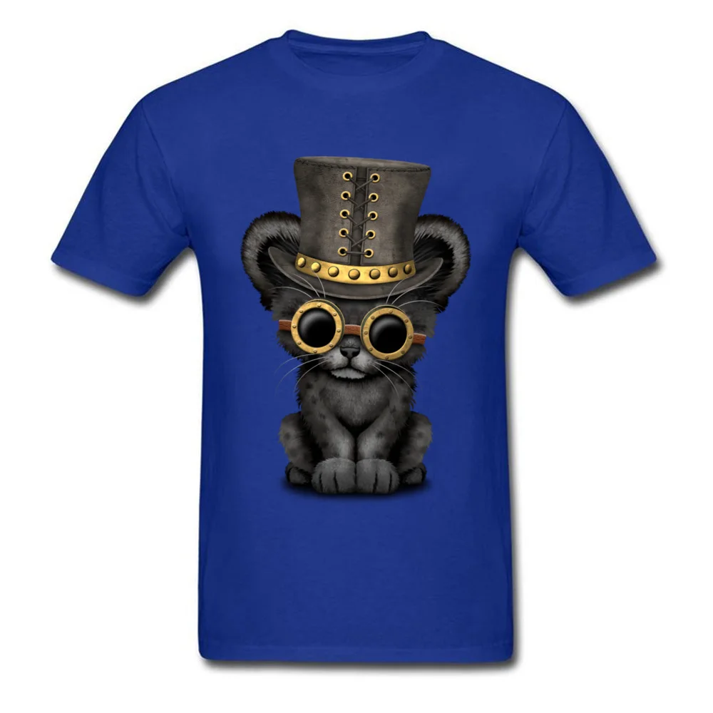 Steampunk Black Panther Cub_blue