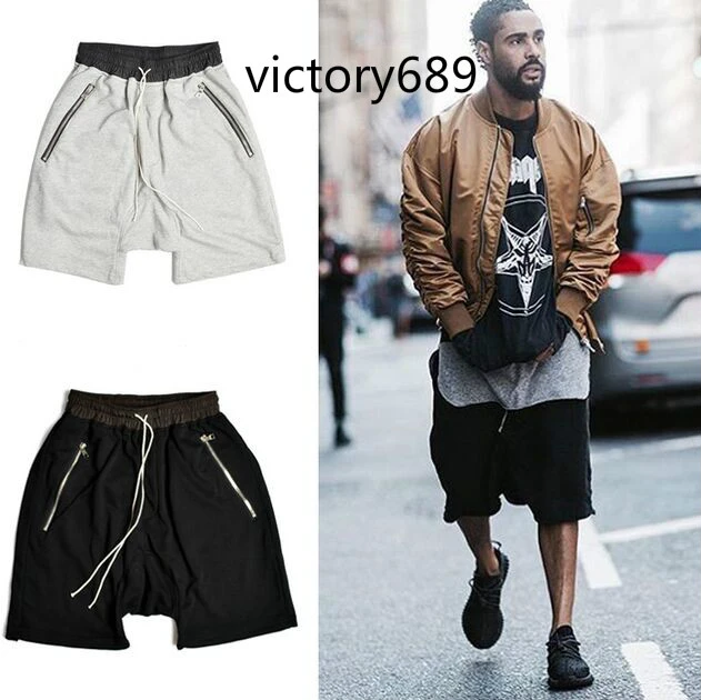 ヒップホップブランド17ファッションメンズデザイナー服男性服黒 グレー汗ハーレムショーツ Harem Shorts Brand Shortsdesigner Shorts Aliexpress