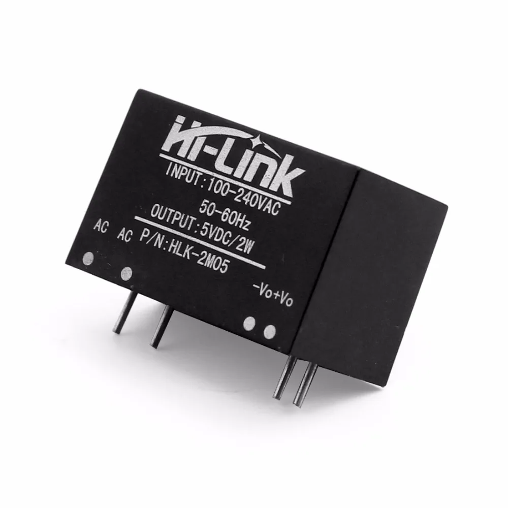 

5pcs/lot JINYUSHI for Hi-link HLK-2M05 Power Module 220V turn 5V 2W step-down voltage Regulator Isolation switch