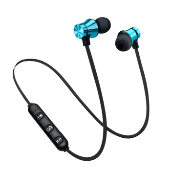 

XT11 Wireless Headphone Magnetic Bluetooth Earphone Neckband Sport Bass Headset Handsfree Earbuds with Mic for Phone
