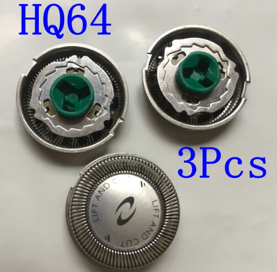 3pcs Hq64 Replace Head Razor Blade For Philips Electric Shaver Hq54 Hq6070 Hq6073 7310xl Pt710