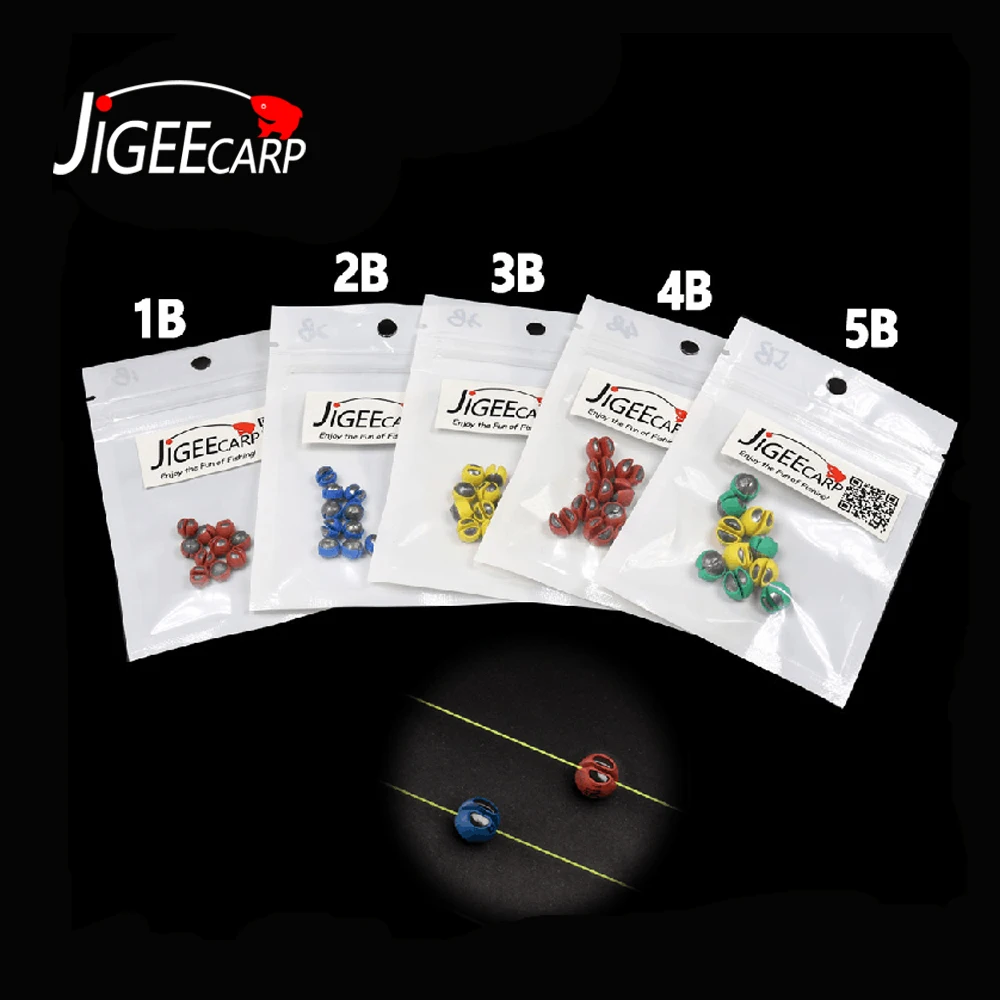 

JIGEECARP 60PCS Reusable Angling Lead Weight Fishing Rig Split Shot Sinkers with PU Rubber Protect Coat Fishing Accessories