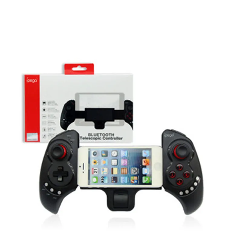 Koop IPega PG 9023 Draadloze Bluetooth Controller Gamepad Game Pad Joystick met Telescopische Stretch Bracket voor iPhone Ios Android