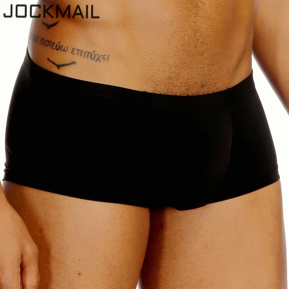 Трусы боксеры Jockmail мужские из вискозы пикантное нижнее белье с u образной