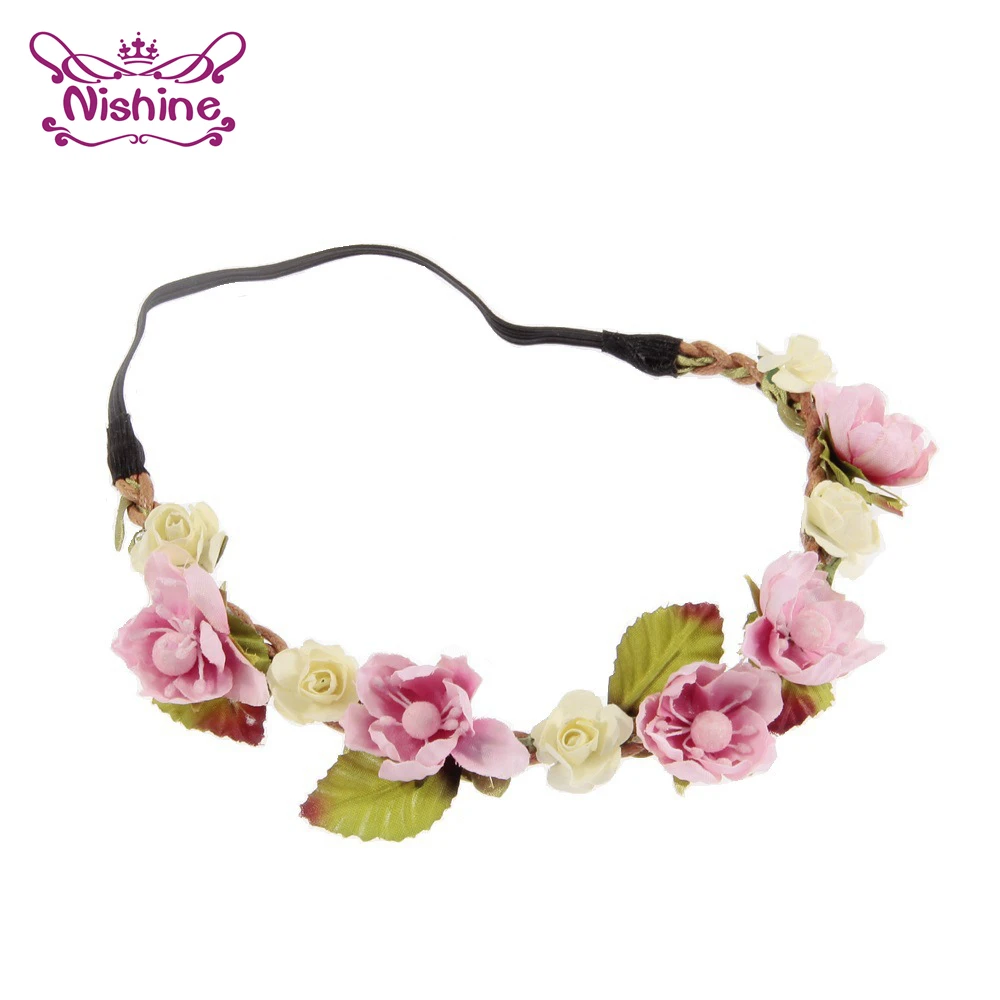 Nishine Boutique Гирлянда для маленьких девочек с искусственным цветком детская