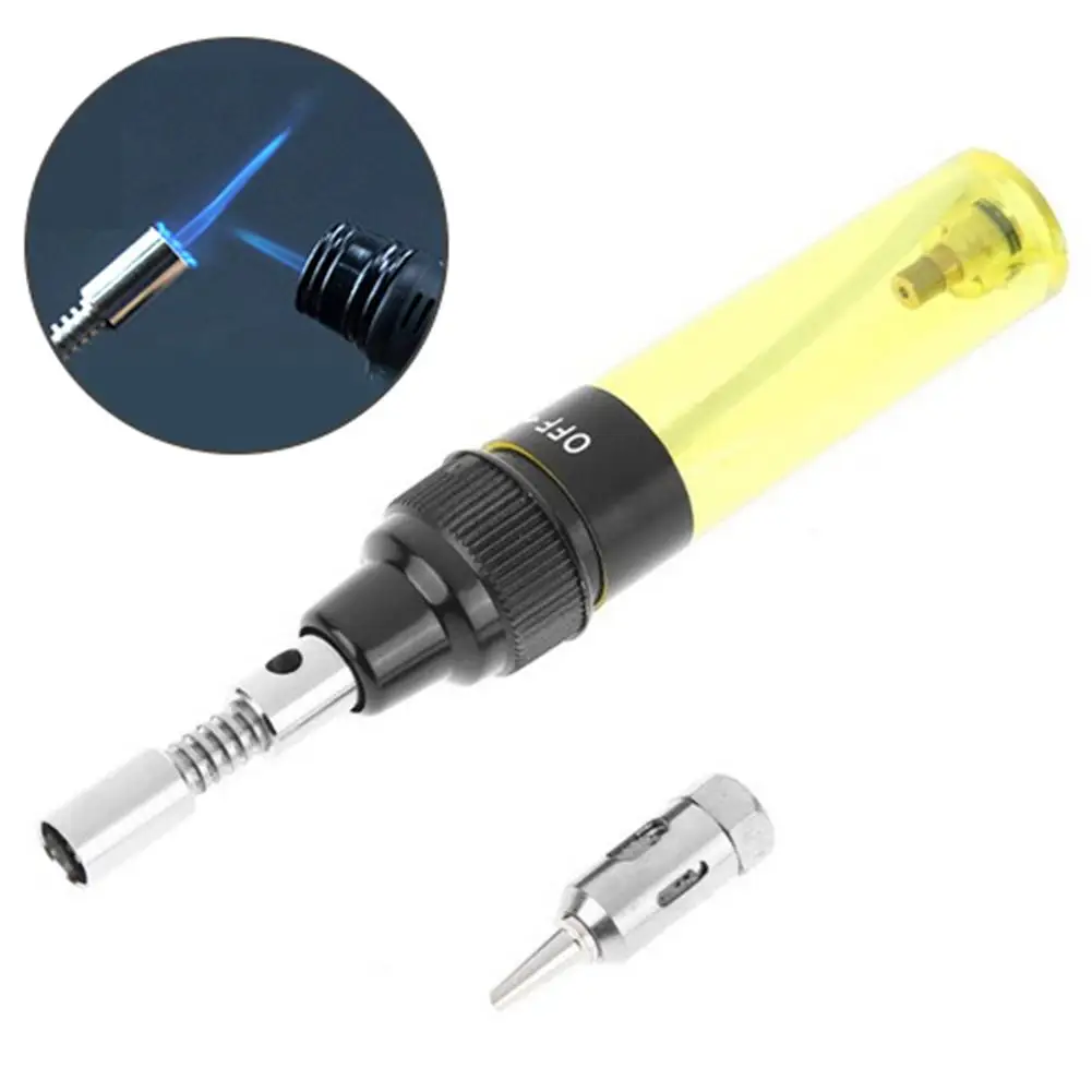 

Pen Shape Portable Cordless DIY Butane Gas Soldering Iron Repairing Solder Tool