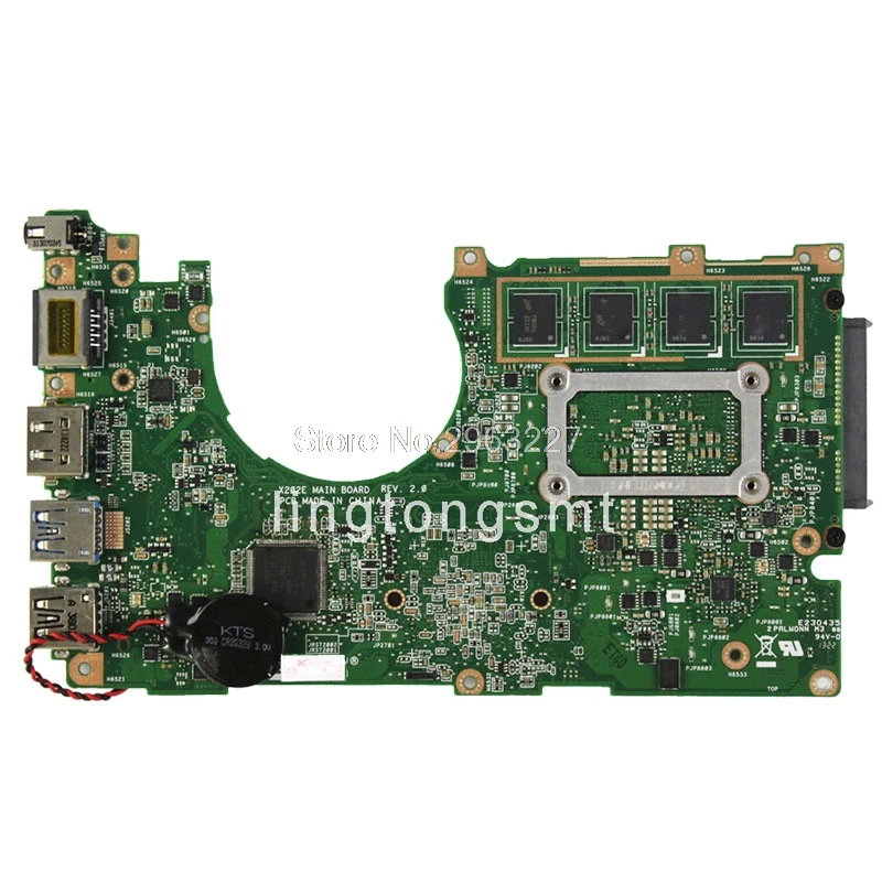 إرسال مجلس + X202E اللوحة 2 GB REV 2.0 2 النوى ل ASUS X201E S200E اللوحة المحمول X202E اللوحة X202E اللوحة