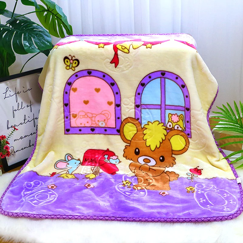 Double Layer Baby Swaddling Blanket Child Sleeping Carpet Baby