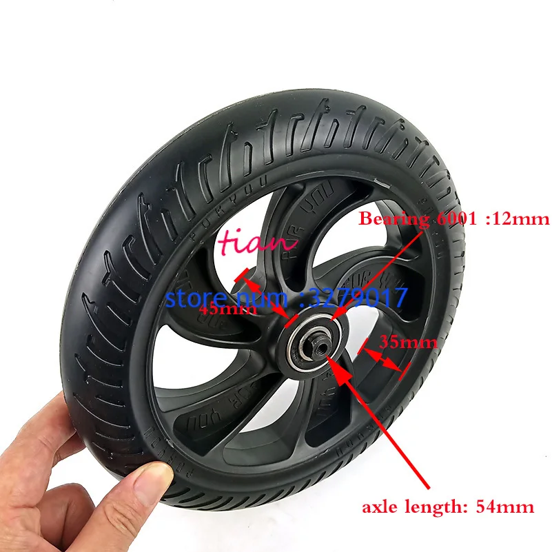 

Rear wheel for KUGOO S1 S2 S3 electric scooter Rear hub and tires KUGOO S1 Folding Electric Scooter spare part