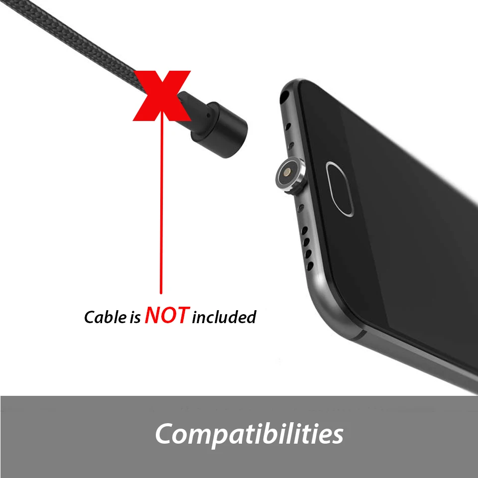 Мини Магнитный зарядный кабель штекер для Iphone X 8 7 6 Plus USB Type C Micro конвертер типа