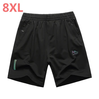 

NEW plus size 10XL 9XL 8XL 7XL summer men's shorts loose elastic cotton casual shorts fashion jogger shorts men's short pants