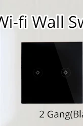 Wi Fi Smart Wall Touch США переключатель 1 Gang стекло панель приложение дистанционное управление работает с Amazon Alexa Google дома без концентратора