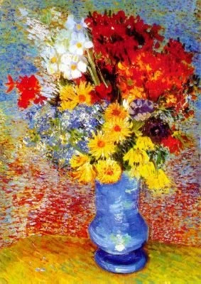 Flowers Van Gogh Abstract Flower Vase Painting Reproductions 100 Painted By Hand 50 60cm Painting Reproduction Flower Vase Paintingvan Gogh Aliexpress