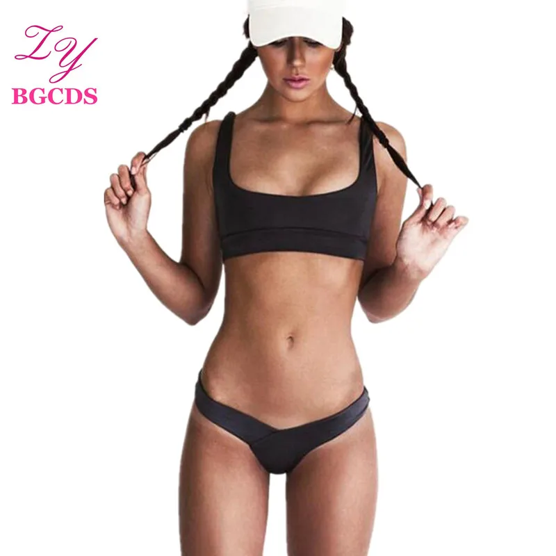 

Swimsuit Sports Swimwear Women Bikini Set Thong Swimming Suit for Women Summer Bathing Suit Sexy Beachwear Y Shaped Biquini