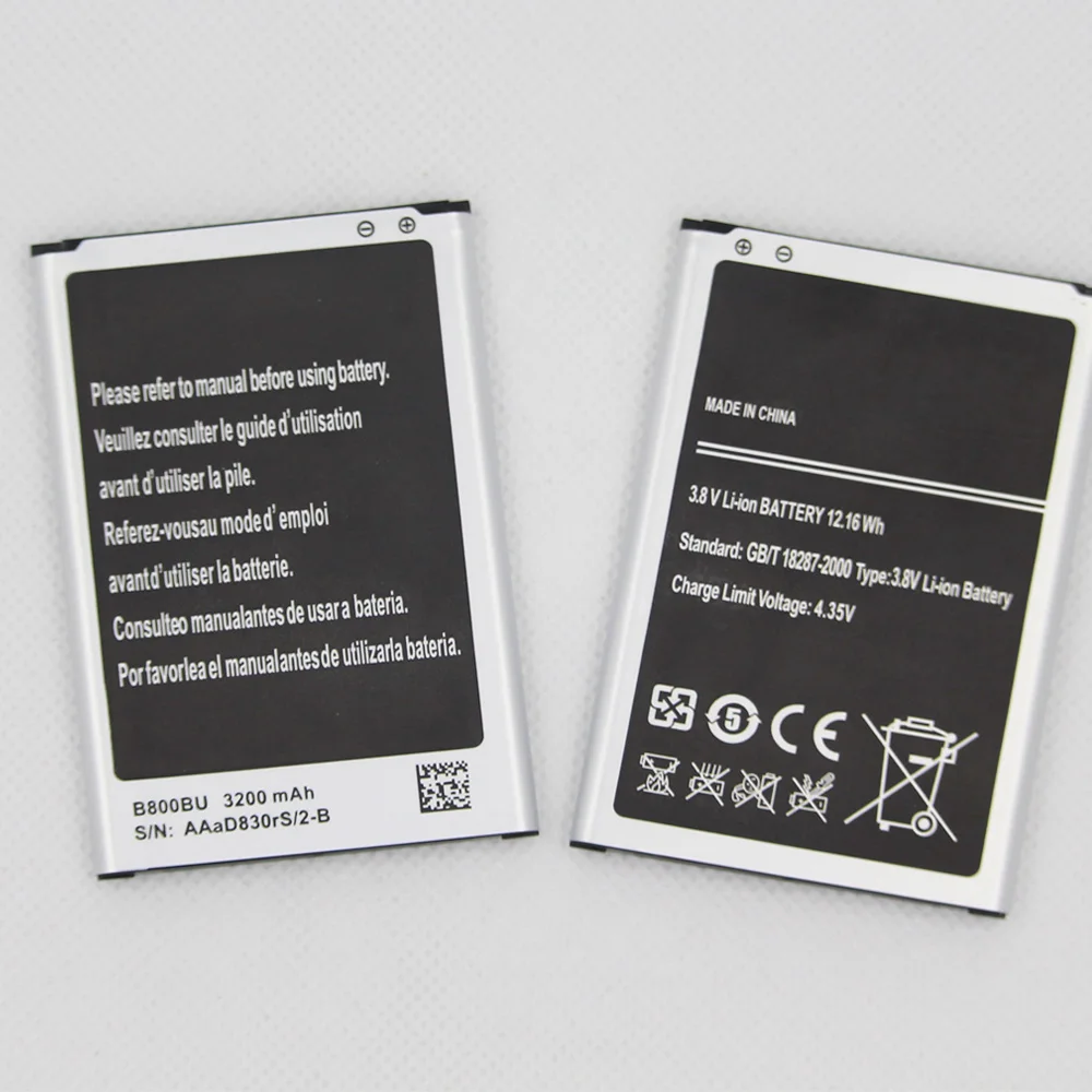 Аккумулятор для Samsung Galaxy Note 3 N9000 N9005 N900 N9002 N9008 III 3200 мАч|Аккумуляторы мобильных