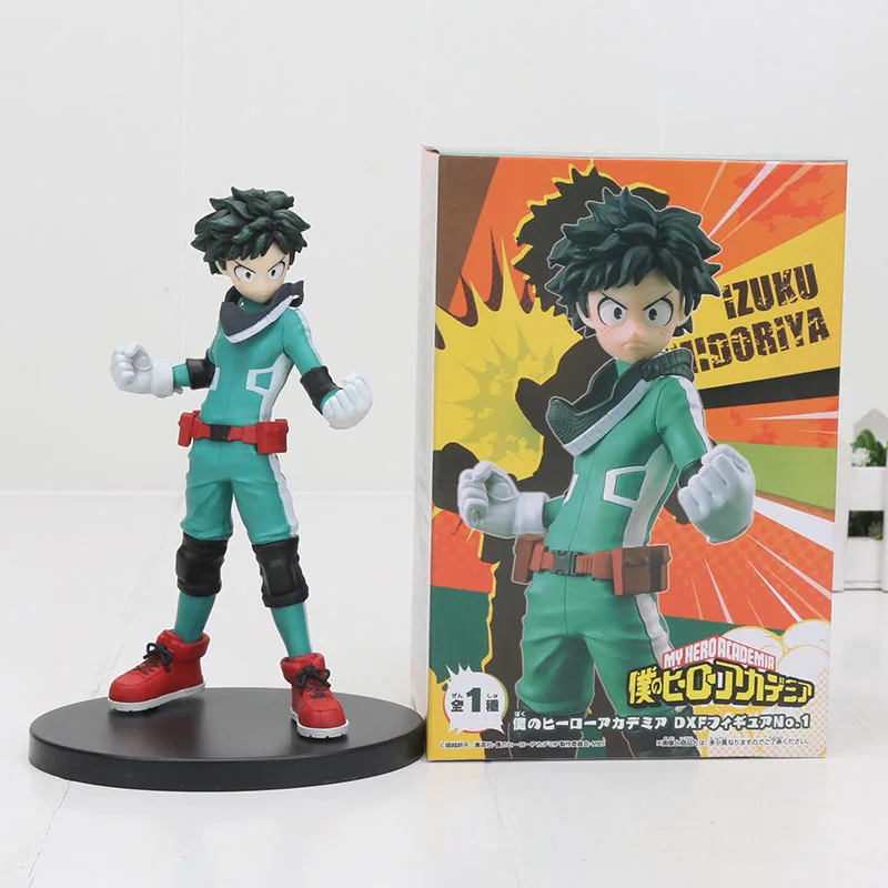 My Hero Academy DXF фигурка мидория изюку бакугу кацуки боку без героя Academy Коллекция Модель Фигурки Игрушка подарок 15 см - Цвет: Izuku with box