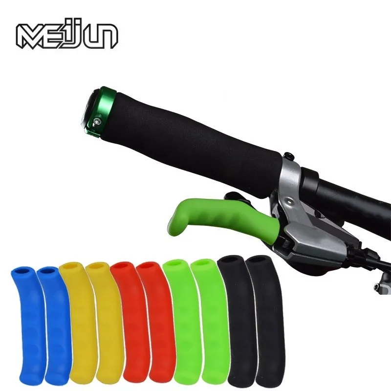 Vbestlife 4 Color Silicone Folding Bicycle Mountain Bike Brake Lever Anti-Skid Shock-Absorbing Grip Protection Cover ,1 Pair Vbestlife 4 Color Silicone Folding Bicycle Mountain Bike Brake Lever Anti-Skid Shock-Absorbing Grip Protection Cover ,1 Pair