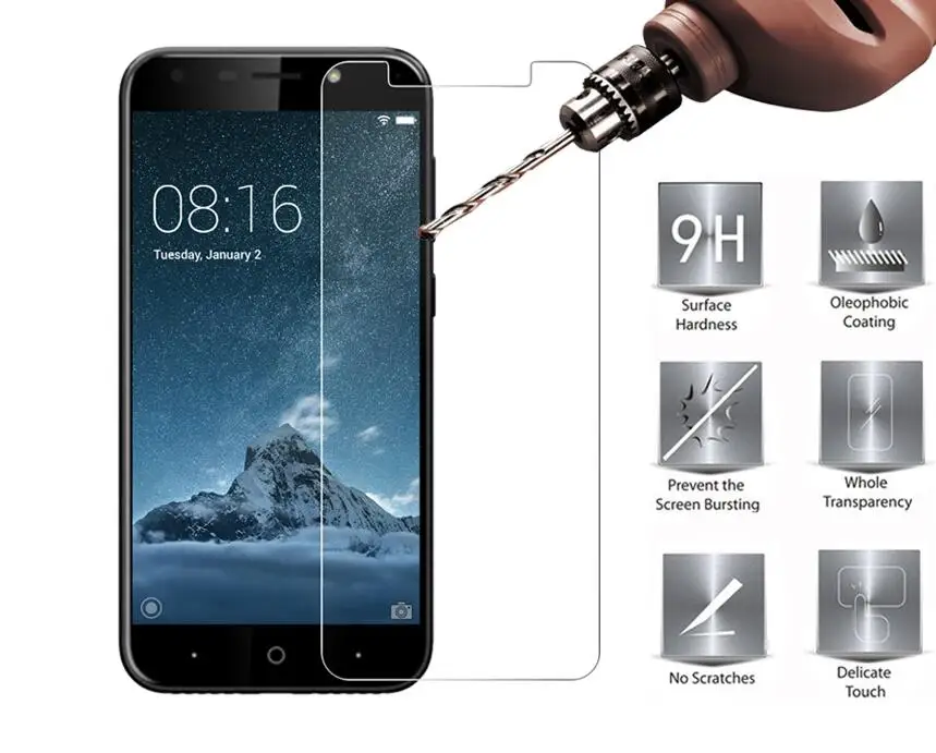 Стекло для zte a610 стекло на blade v7 lite a6 a510 a512 a520 a601 plus протектор экрана из закаленного