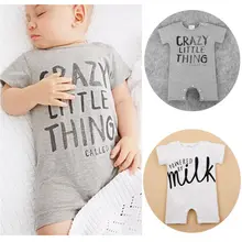 Boys girls letter Milk Rompers Newborn Baby Infant Babies Boy Girl Cute Cotton Romper one pieces