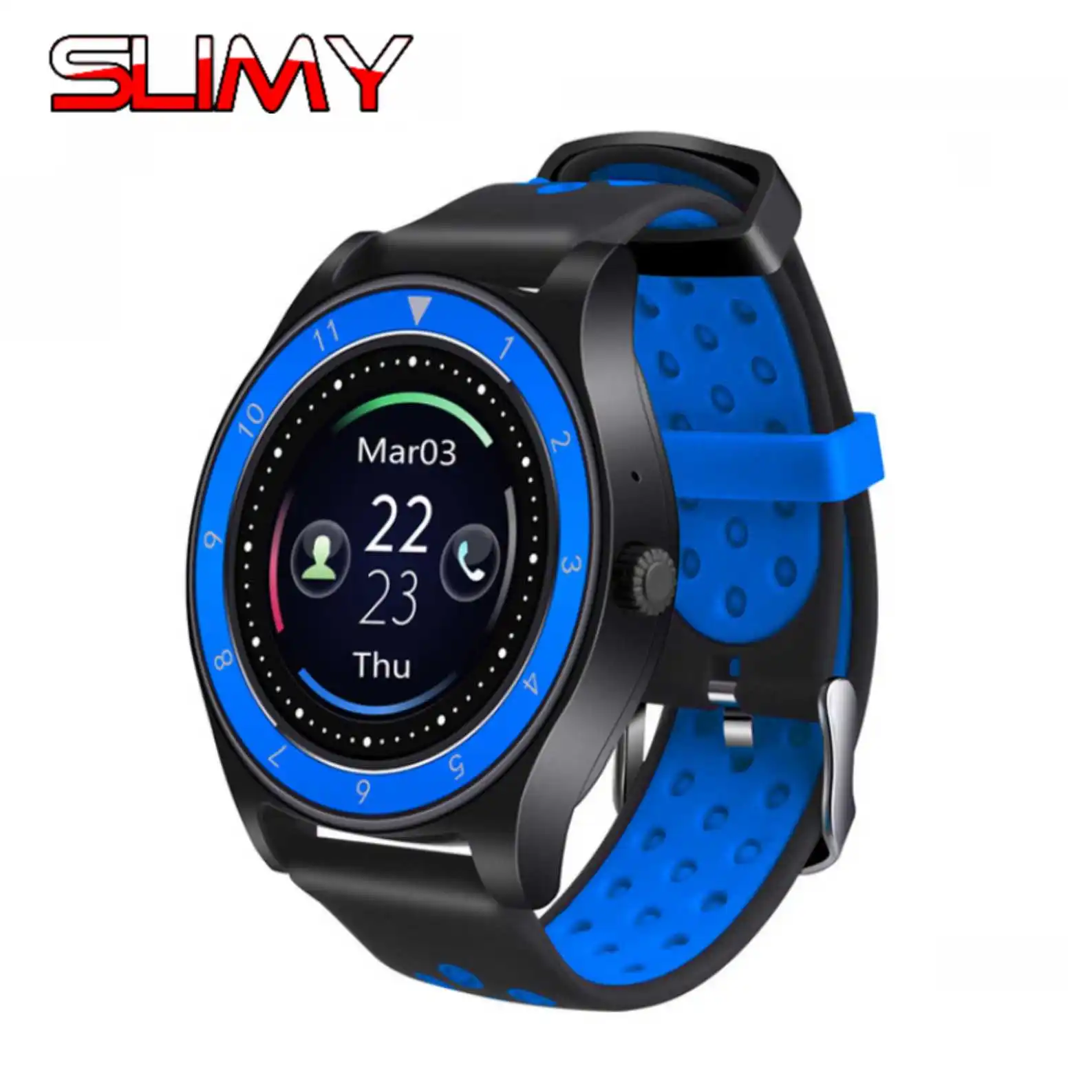 

Slimy R10 Smart Watch Phone Support 2G Sim TF Card Call Message Reminder Smart Wristwatch Round Screen PK V8 V89 Y1 Smartwatch