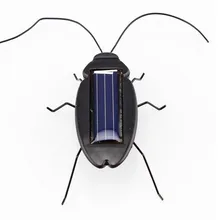 6 ног черные дети насекомых ошибка обучения Забавный гаджет игрушка подарок солнечной энергии Таракан высокое качество