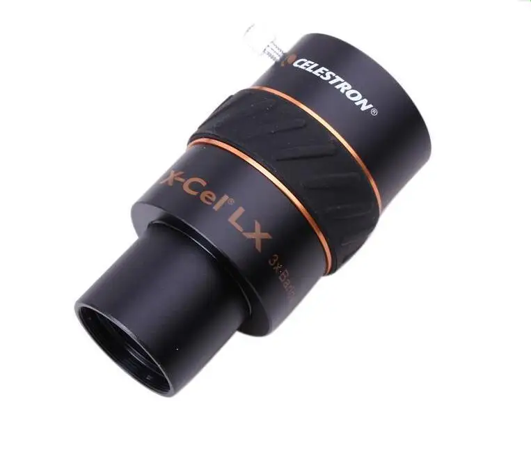 Celestron X-Cel LX 1,2" 2x/3x линза Барлоу Высокая мощность полностью многослойная оптика астрономический телескоп аксессуары для окуляра - Цвет: 3x Barlow Lens