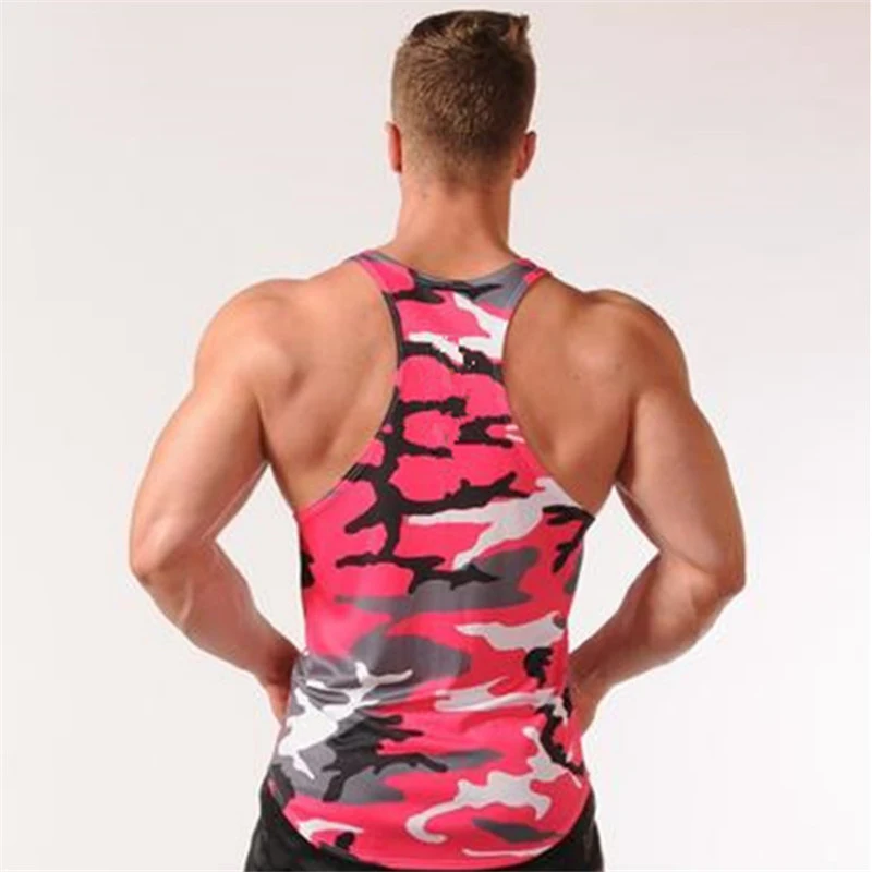 camouflage gym tank top men vest-1