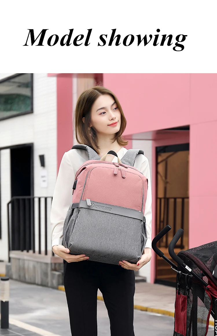 New Mummy Diaper Bag Usb Large Capacity Maternity Backpack Waterproof Travel Baby Stroller Bag For Mom Multifunctional Nappy Bag (18)