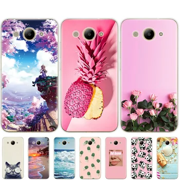 

For Huawei Y3 2017 Case Soft Silicone Huawei Y3 2017 Transparent Back Cover 5.0'' TPU Y3 2017 Phone Case protective coque bumper