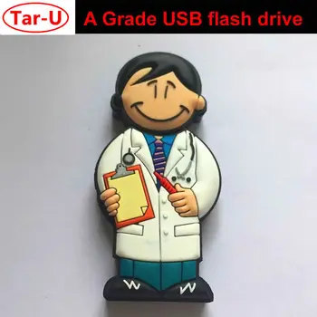 

Free Shipping :50pcs Doctor man nad Nurse shape usb flash drive 4GB 8GB 16GB 32GB flash pendrive