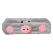 KANCOOCD милый женский головной убор с мультяшной Свинкой, Модный Эластичный женский головной убор, тюрбан для йоги и ванной