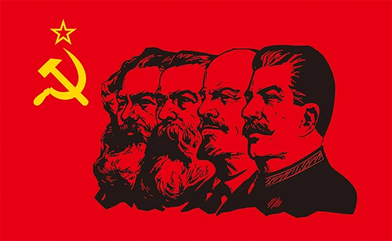 Коммунизм флаг Маркса Энгельс Ленина Сталин CCCP советская эмблема флаги 3x5FT|Флаги
