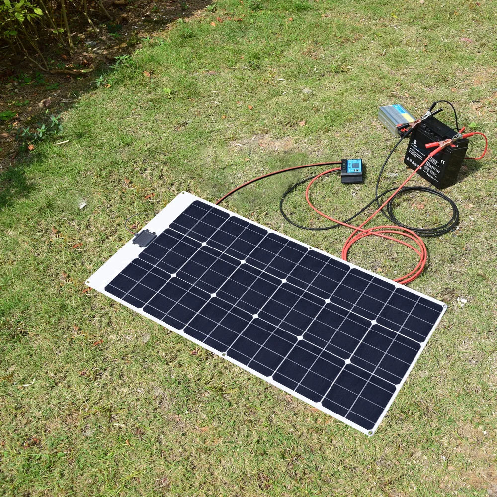 BOGUANG Гибкая солнечная панель 80 Вт монокристаллическая 18 в солнечная батарея панель s placa Солнечная 12 В Размер зарядного устройства 1040*500 мм